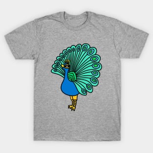 Cute cartoon peacock T-Shirt